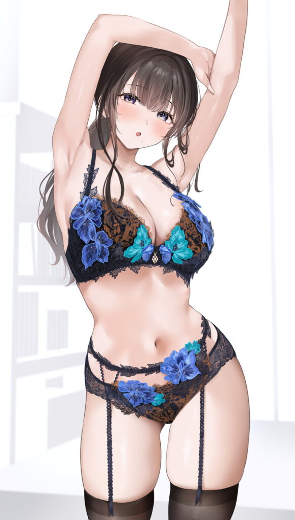 【二次】ガーターベルト・微エロ画像まとめ２_27-582x1024