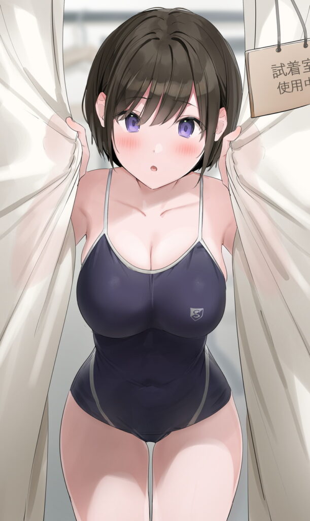 【二次】スクール水着・微エロ画像まとめ１_21-611x1024