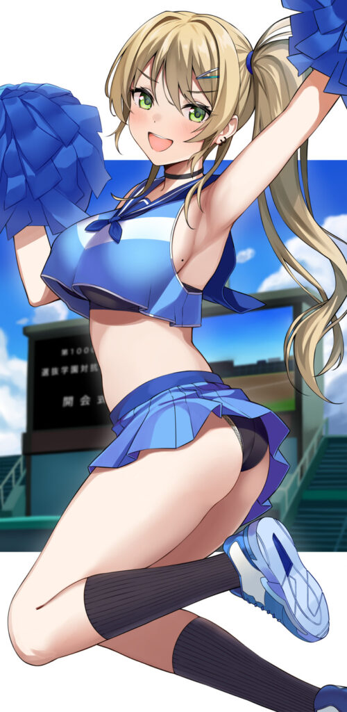 【二次】チアガール・微エロ画像まとめ１_18-500x1024