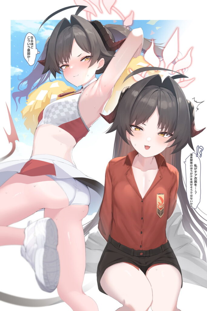 【二次】チアガール・微エロ画像まとめ１_27-683x1024