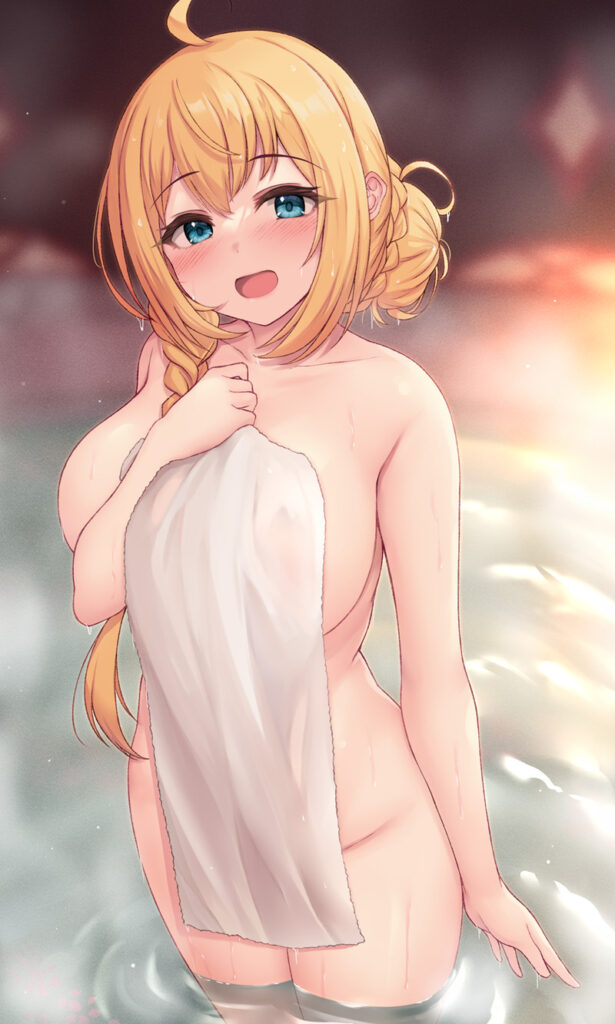 【二次】バスタオル・微エロ画像まとめ１_11-615x1024