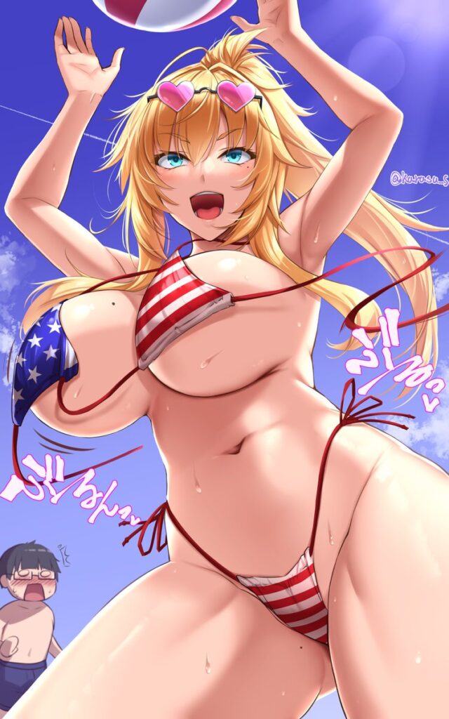 【二次】星条旗ビキニ画像まとめ１_03-640x1024