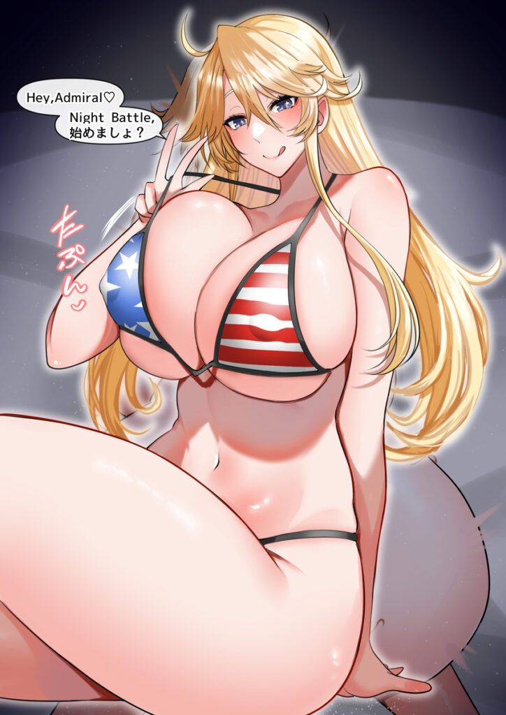 【二次】星条旗ビキニ画像まとめ１_13-724x1024