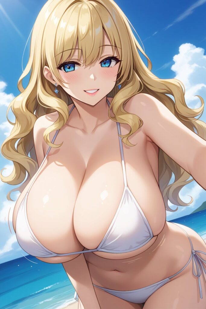 【二次】白ビキニ画像まとめ２_02-683x1024