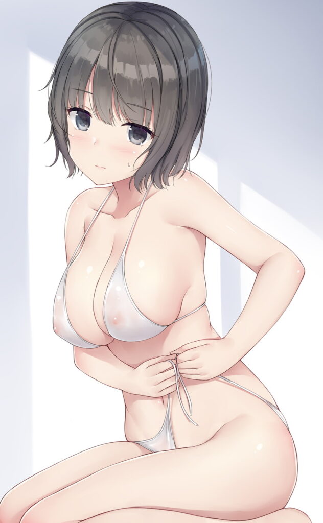 【二次】白ビキニ画像まとめ３_08-632x1024