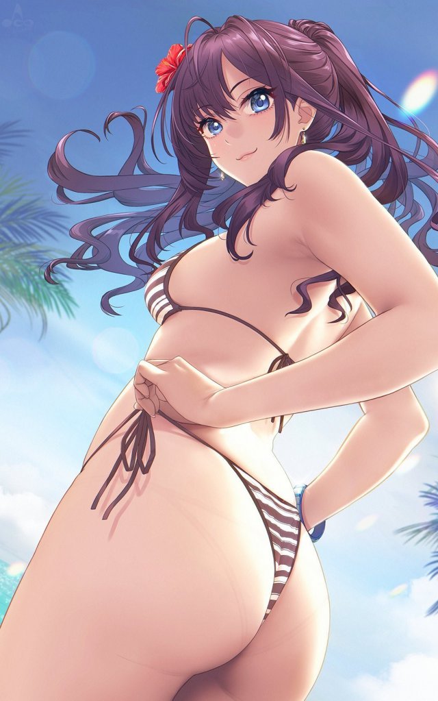 【二次】縞ビキニ画像まとめ１_02