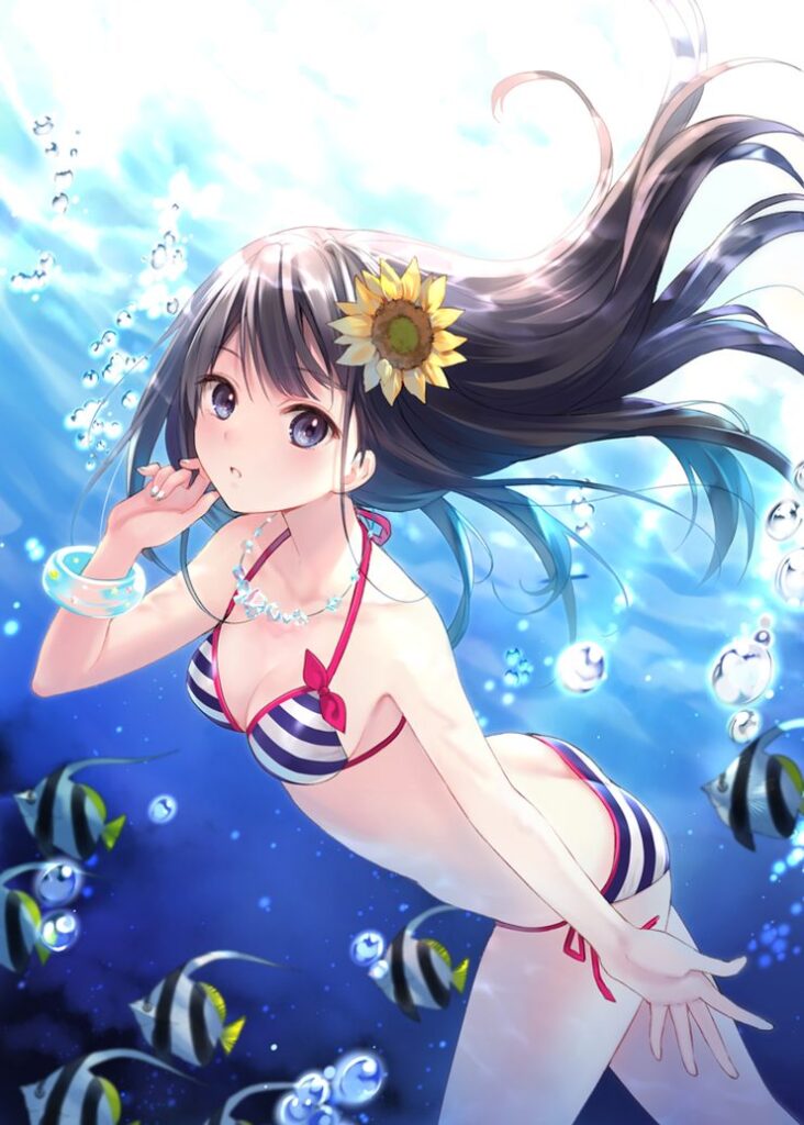 【二次】縞ビキニ画像まとめ１_16-732x1024
