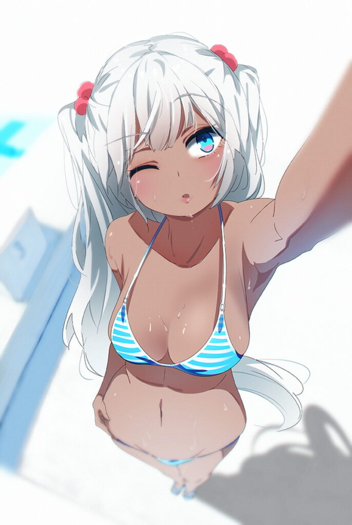 【二次】縞ビキニ画像まとめ１_26-686x1024