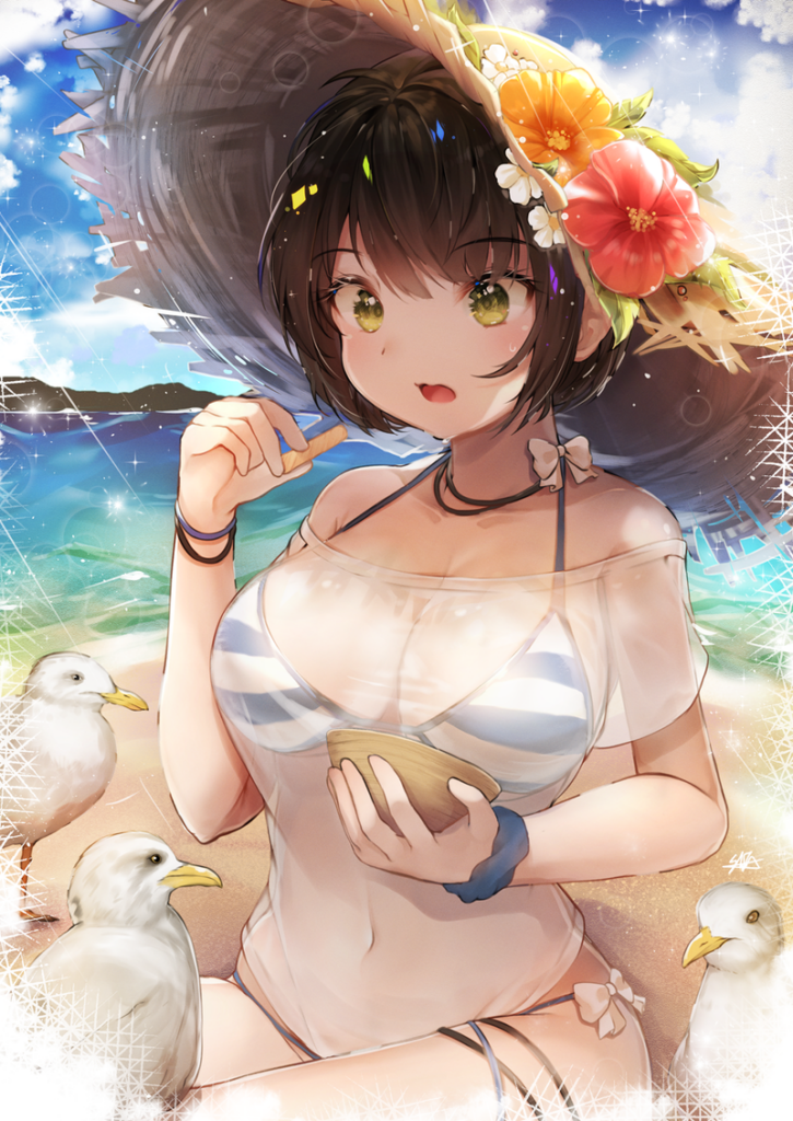 【二次】縞ビキニ画像まとめ２_32-725x1024