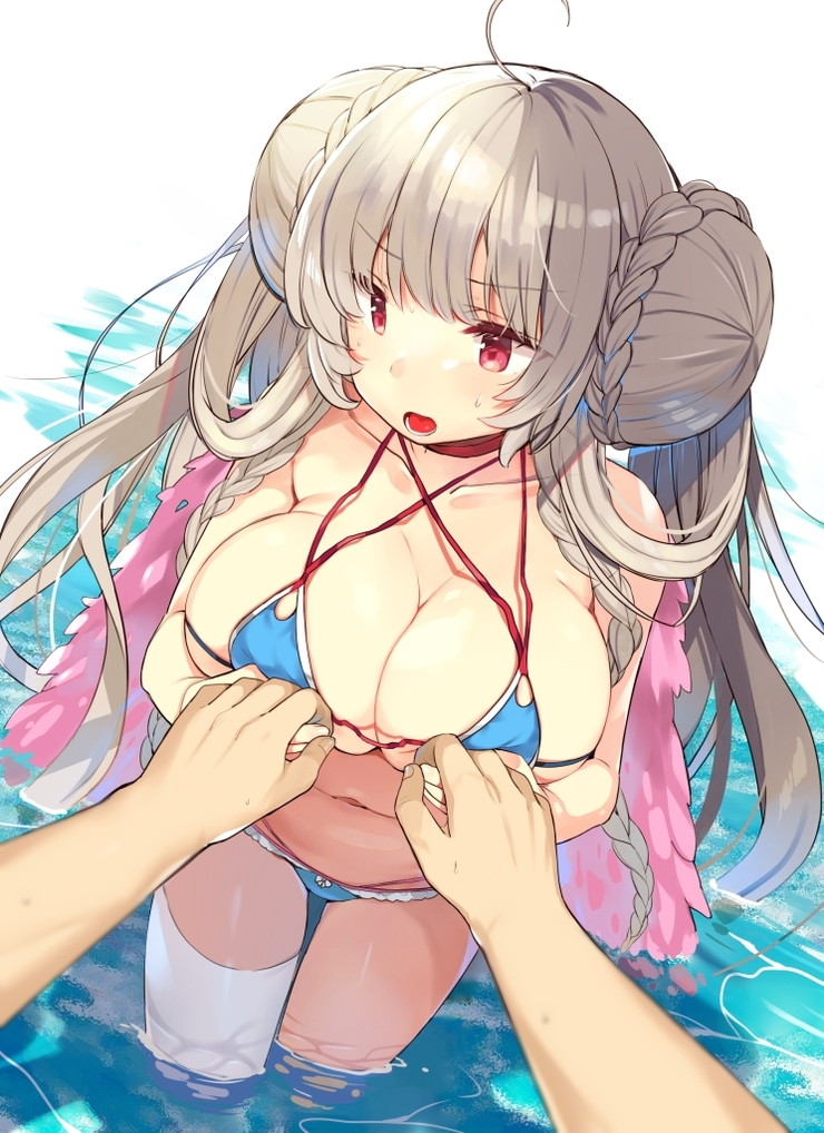 【二次】青ビキニ画像まとめ１_08