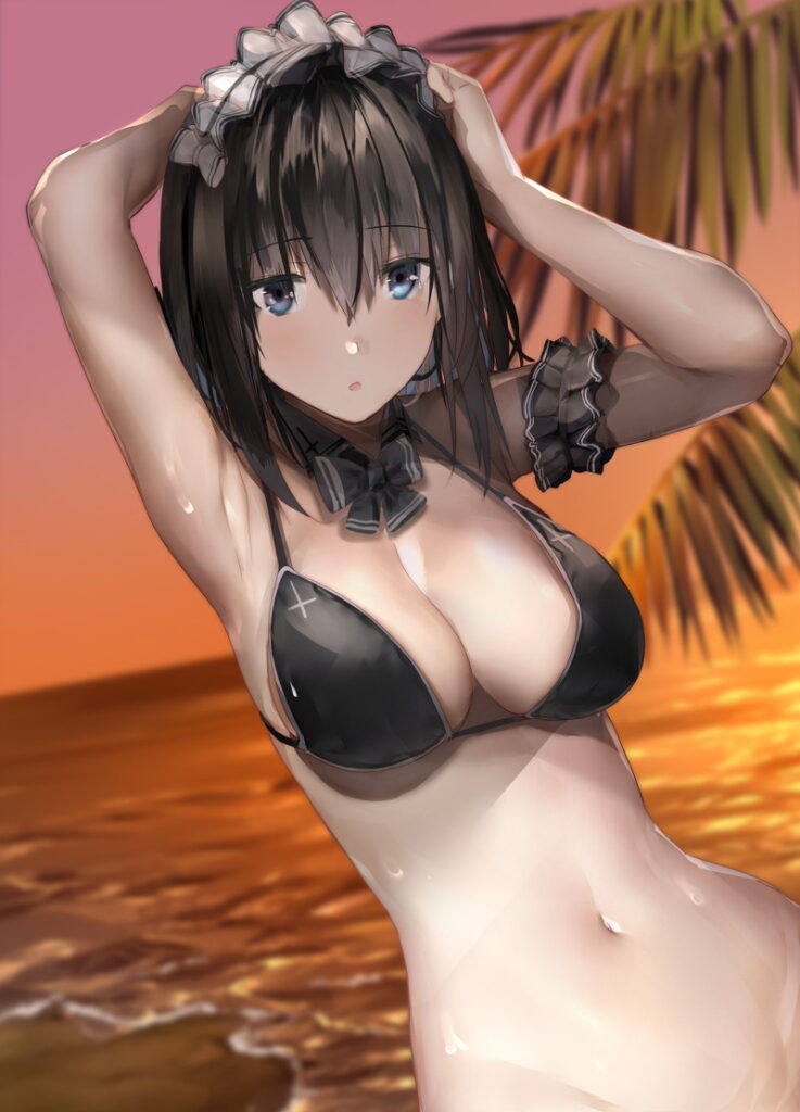 【二次】黒ビキニ画像まとめ１_20-737x1024