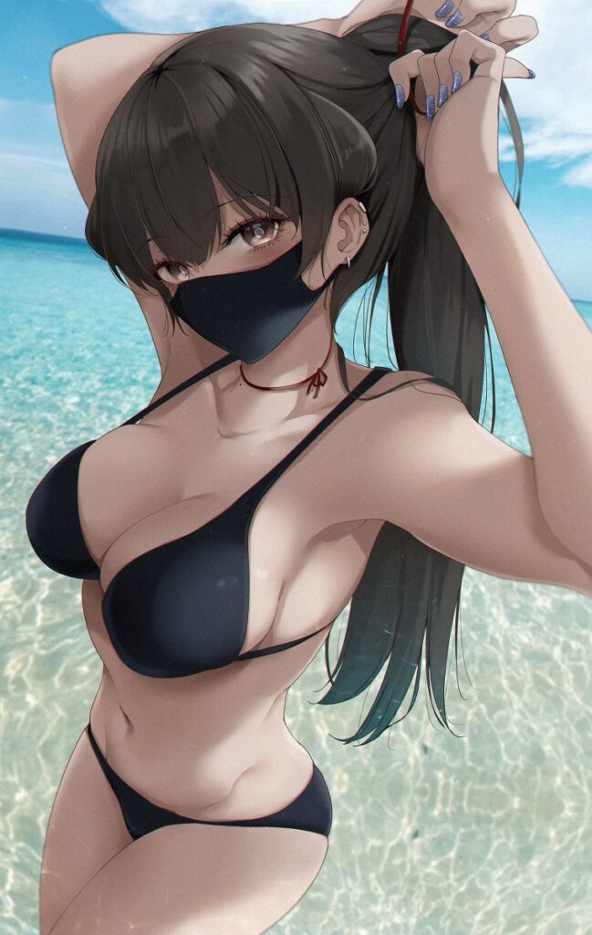 【二次】黒ビキニ画像まとめ１_23-649x1024