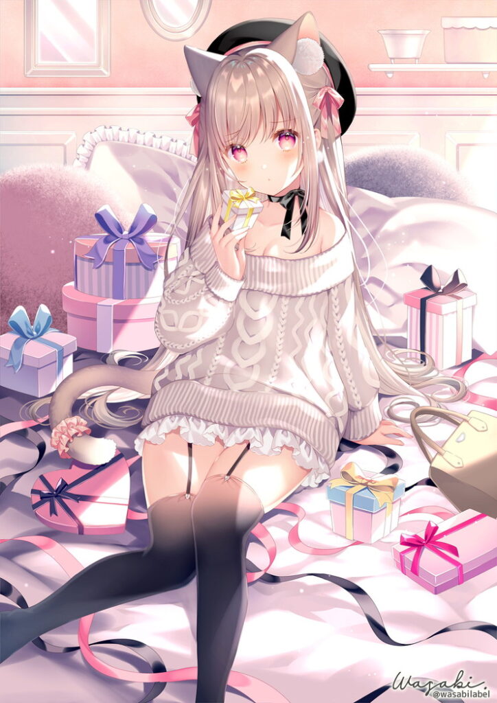 【二次】ガーターベルト・微エロ画像まとめ３_26-724x1024