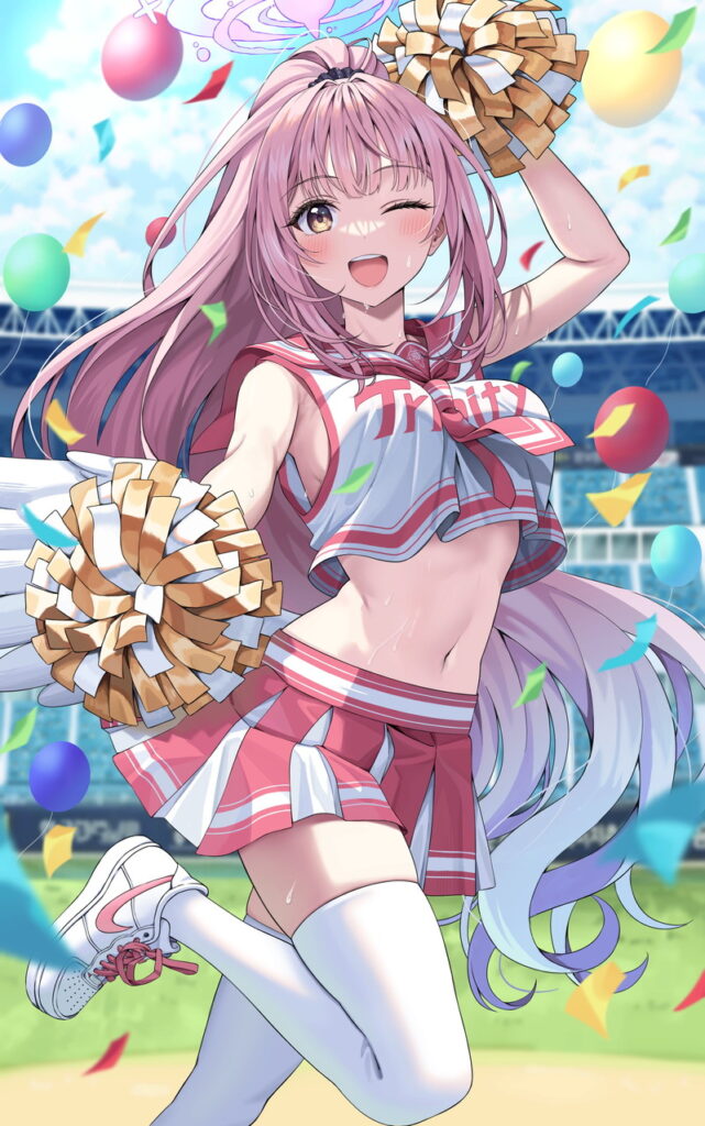 【二次】チアガール・微エロ画像まとめ５_05-641x1024