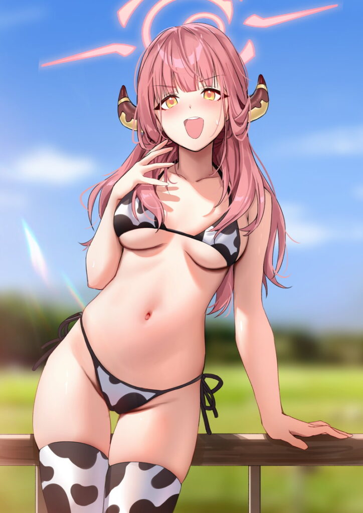 【二次】牛柄ビキニ画像まとめ２_19-724x1024
