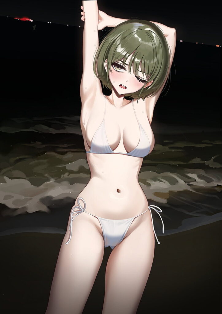 【二次】白ビキニ画像まとめ５_15-724x1024