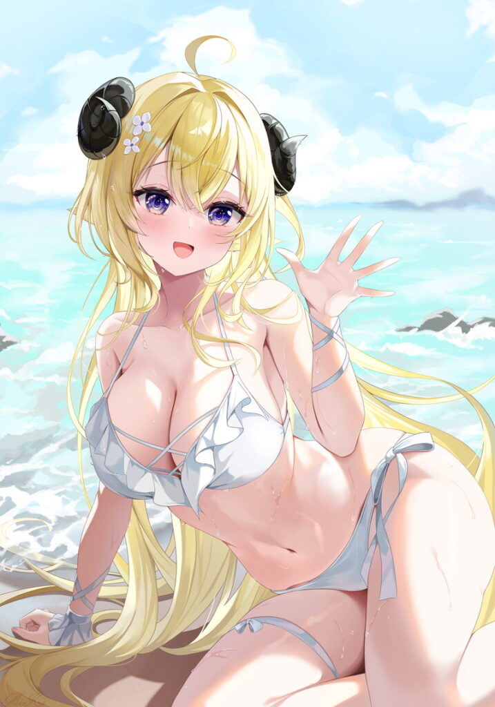 【二次】白ビキニ画像まとめ５_16-717x1024