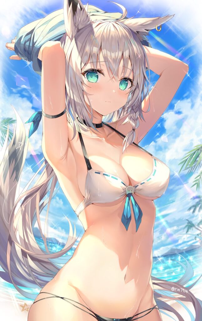 【二次】白ビキニ画像まとめ５_30-646x1024