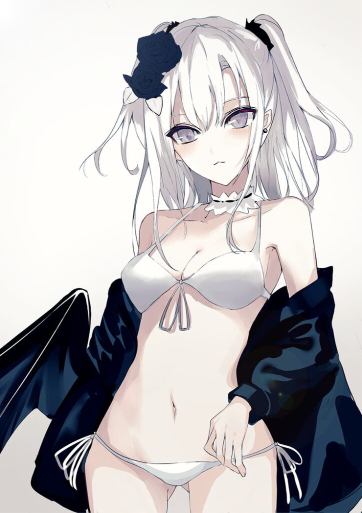 【二次】白ビキニ画像まとめ７_10-724x1024