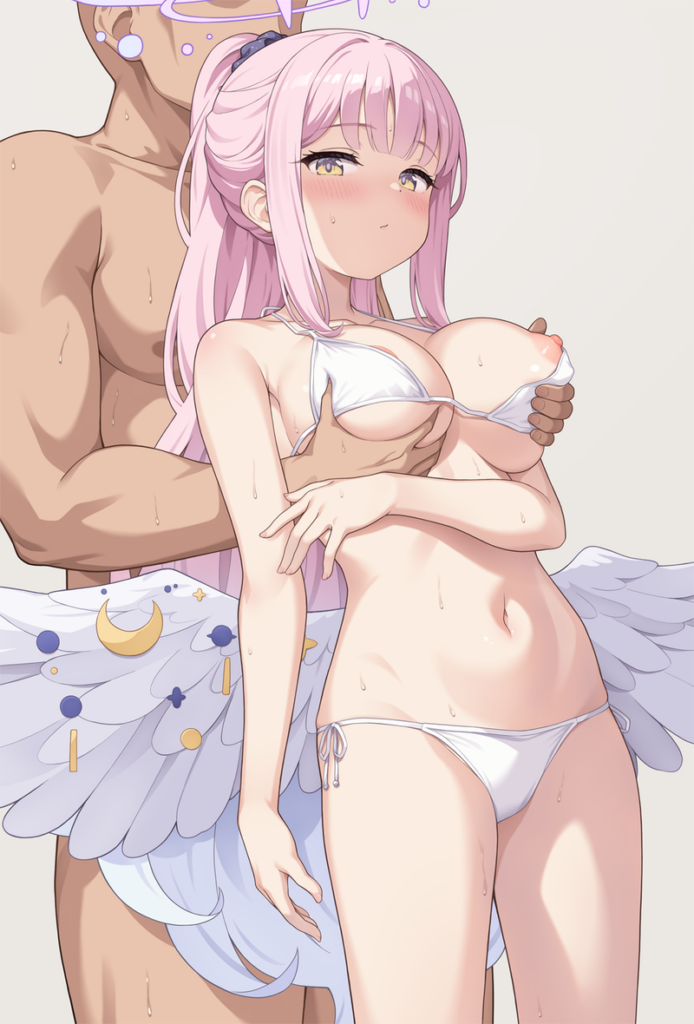 【二次】白ビキニ画像まとめ７_22-694x1024