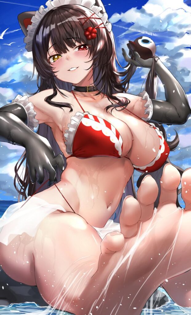 【二次】赤ビキニ画像まとめ２_01-621x1024