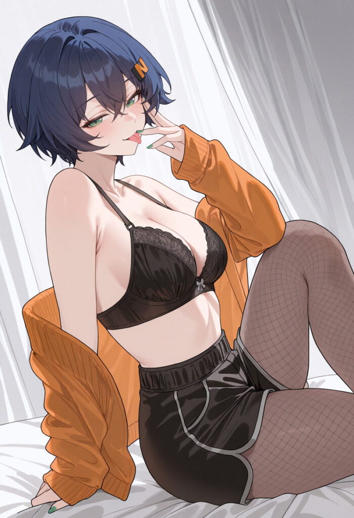 【二次】黒下着画像まとめ２_26-700x1024