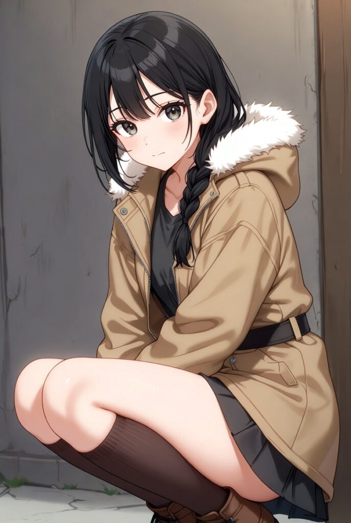 【二次】AIで叶えるフェチ画像【冬服_スカート_パンチラ_ギリギリ】30枚_16-687x1024