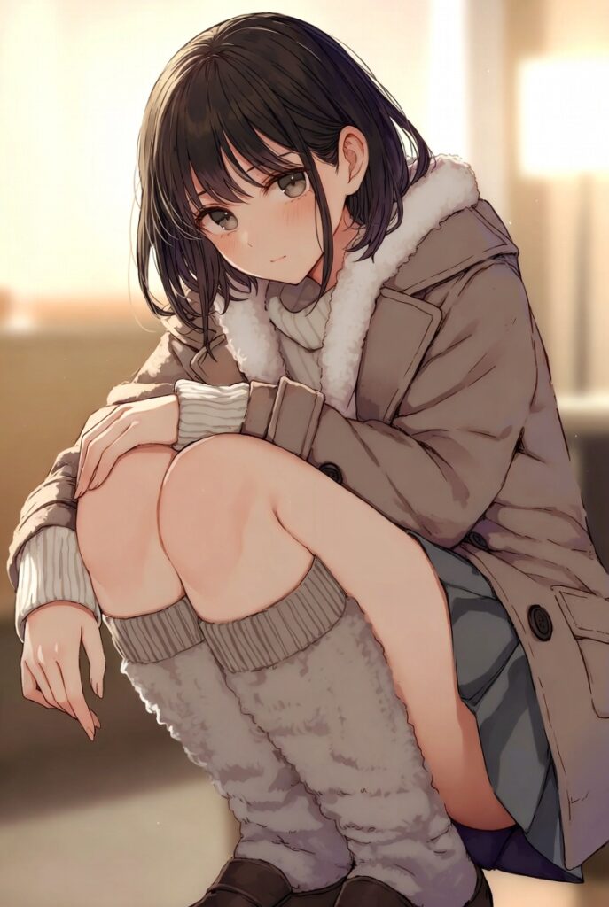 【二次】AIで叶えるフェチ画像【冬服_スカート_パンチラ_ギリギリ】30枚_25-687x1024