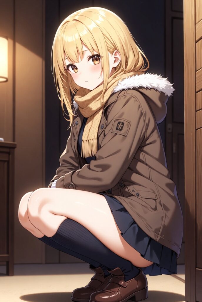 【二次】AIで叶えるフェチ画像【冬服_スカート_パンチラ_ギリギリ】30枚_30-687x1024