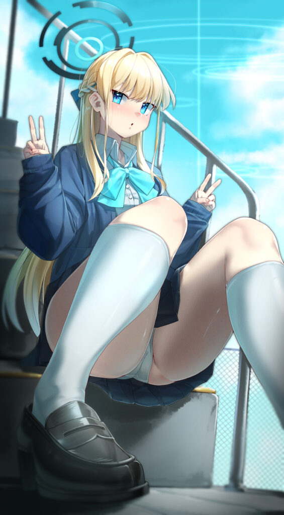 【二次】ブルアカ×パンチラ_30枚_23-565x1024