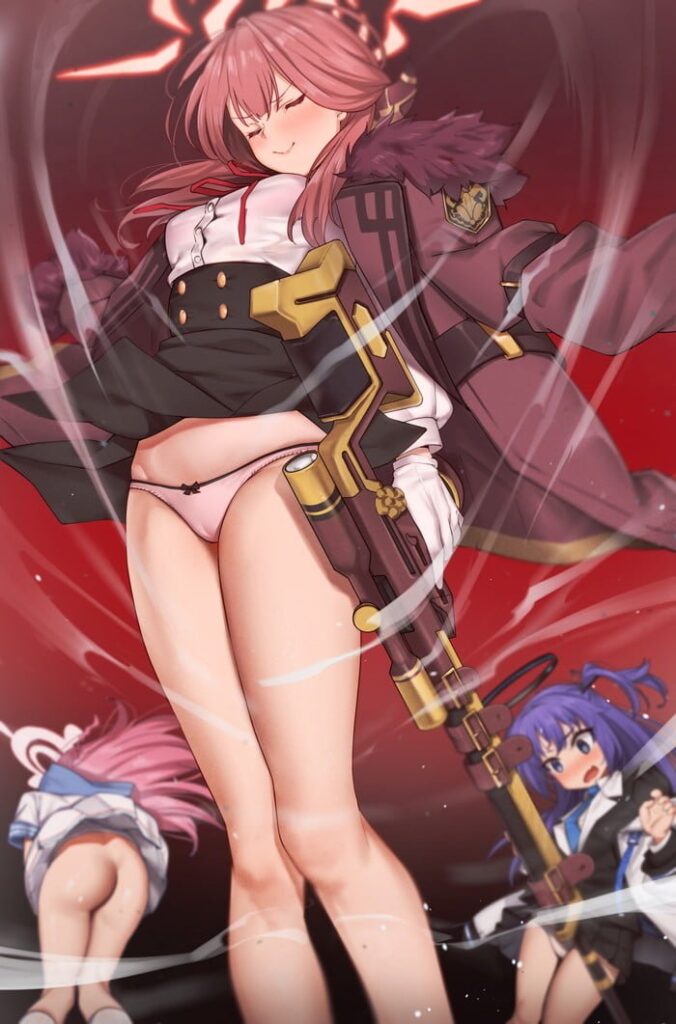 【二次】ブルアカ×パンチラ_30枚_27-676x1024