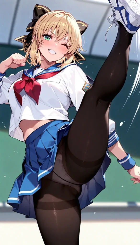 【二次】色んな衣装でパンチラ_30選_その2【AI美少女】_14-585x1024