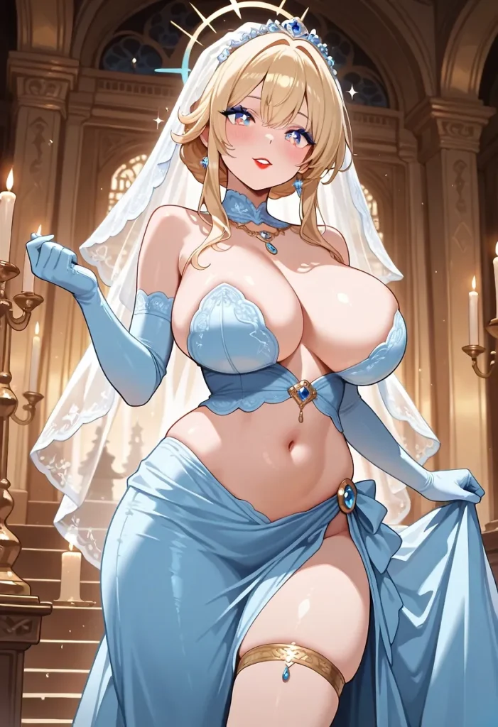 【二次】へそ出し＆パンツ見せセクシーコスチューム50選【AI美少女】_14-701x1024