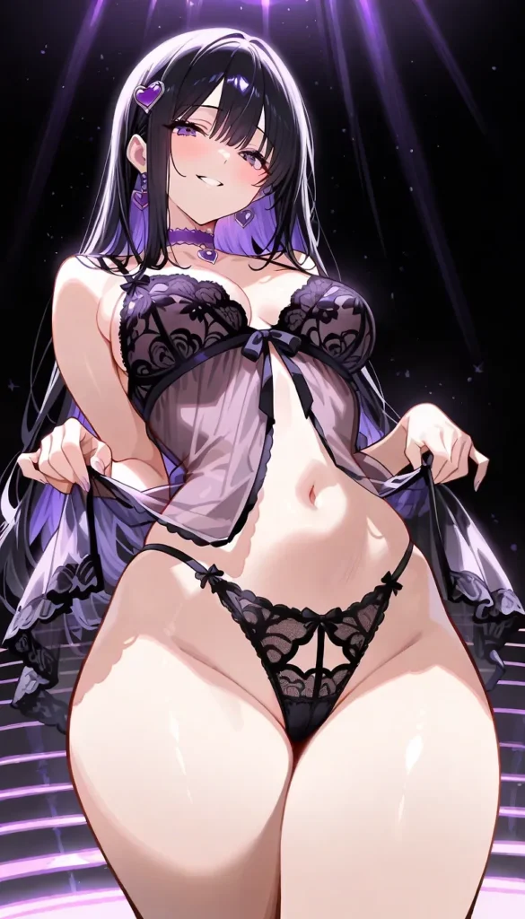 【二次】へそ出し＆パンツ見せセクシーコスチューム50選【AI美少女】_24-585x1024