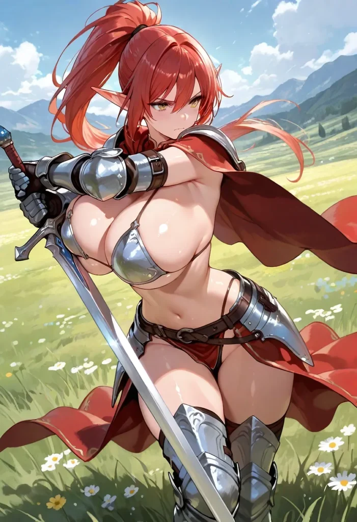 【二次】へそ出し＆パンツ見せセクシーコスチューム50選【AI美少女】_32-701x1024