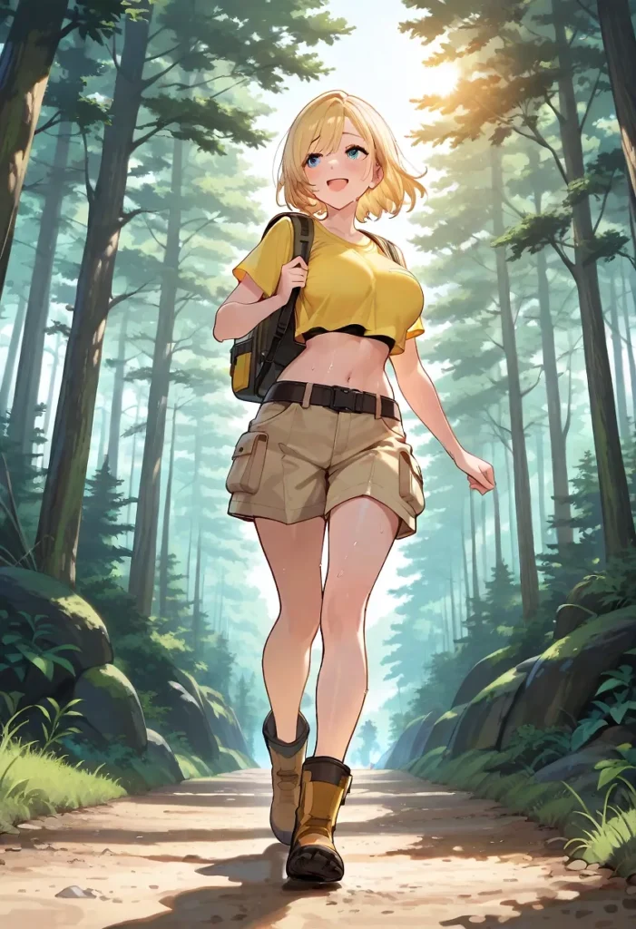 【二次】へそ出し＆パンツ見せセクシーコスチューム50選【AI美少女】_43-701x1024