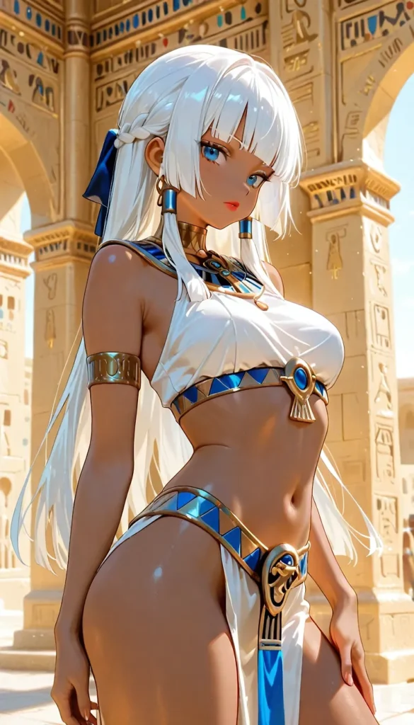 【二次】へそ出し＆パンツ見せセクシーコスチューム50選【AI美少女】_44-585x1024