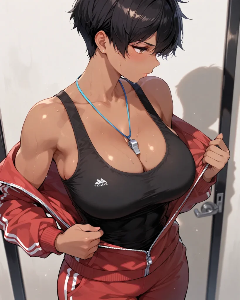 【二次】コスチュームと谷間30選【AI美少女】_17-819x1024