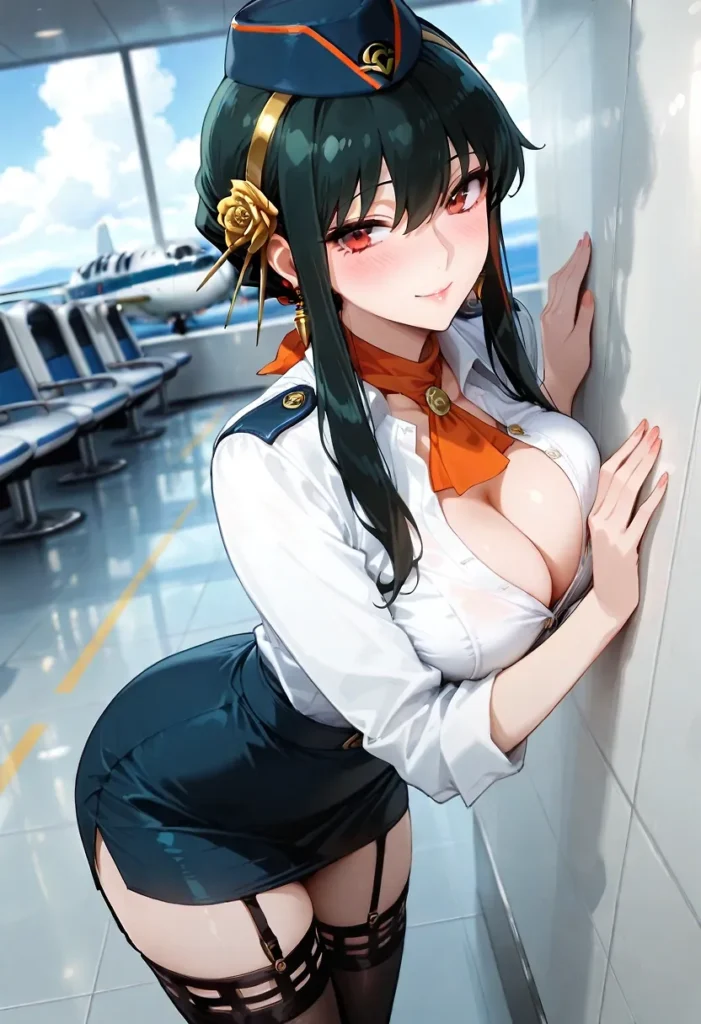 【二次】コスチュームと谷間30選その2【AI美少女】_01-701x1024