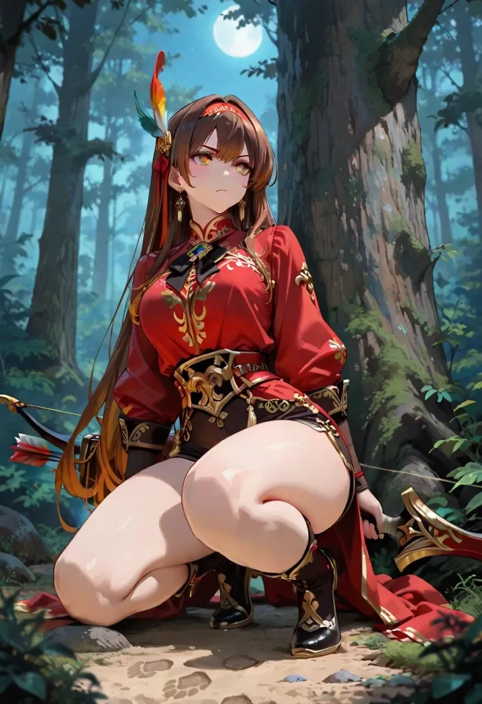 【二次】ファンタジー美少女のむちむち太もも50選【AI美少女】_19-701x1024