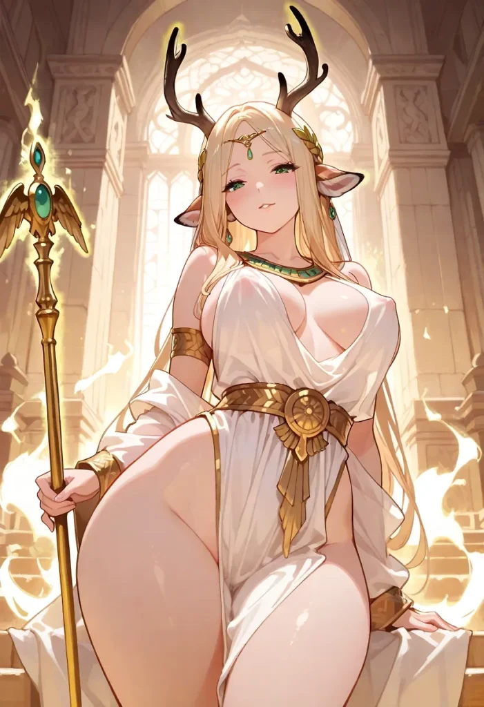 【二次】ファンタジー美少女のむちむち太もも50選【AI美少女】_50-701x1024