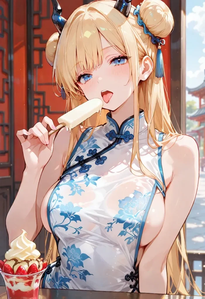 【二次】乳輪チラ見せの際どい瞬間【AI美少女】_29-701x1024