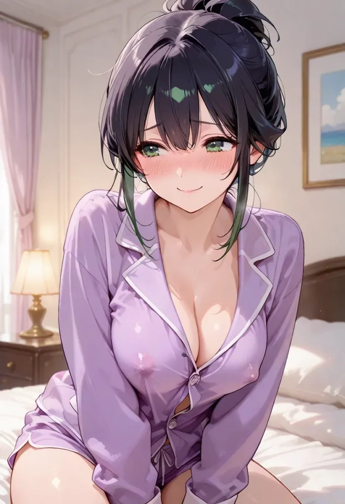 【二次】思わず触れたくなるシースルー30選【AI美少女】_09-701x1024