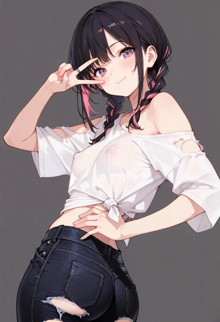 【二次】思わず触れたくなるシースルー30選【AI美少女】_14-701x1024