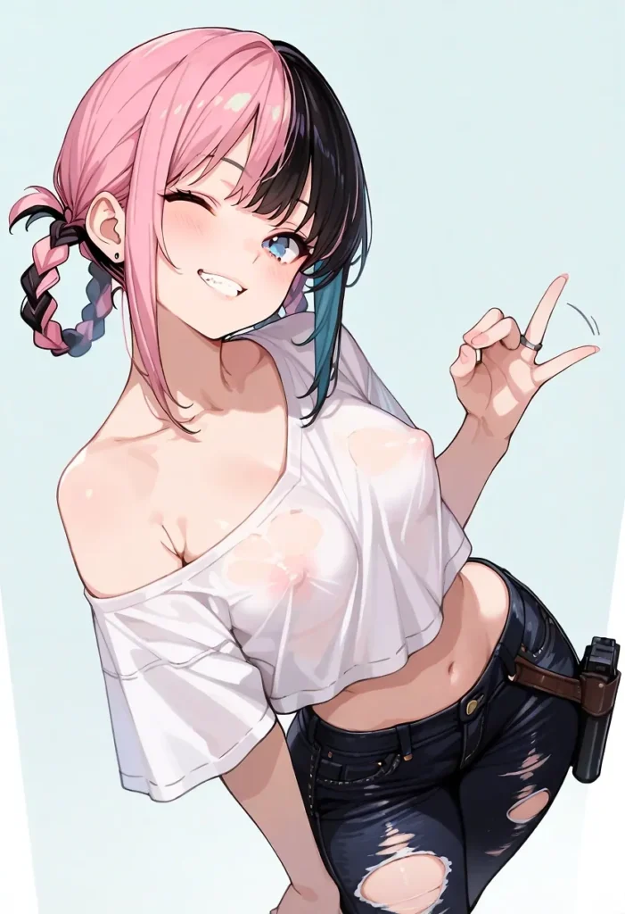 【二次】思わず触れたくなるシースルー30選【AI美少女】_24-701x1024