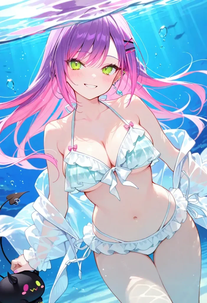 【二次】美少女ビキニ30選_その2【AI美少女】_03-701x1024