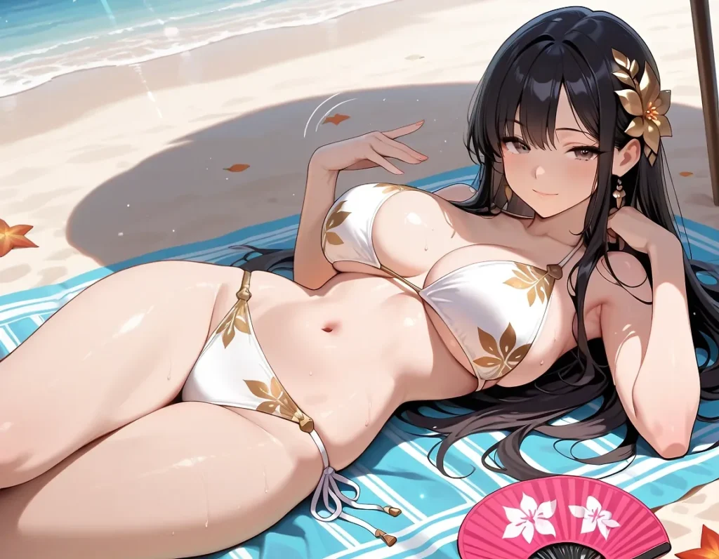 【二次】美少女ビキニ30選_その2【AI美少女】_05-1024x796