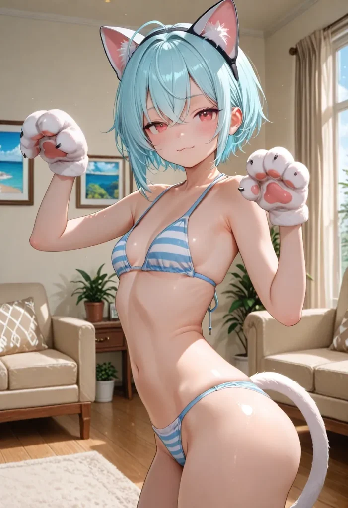 【二次】美少女ビキニ30選_その2【AI美少女】_24-701x1024