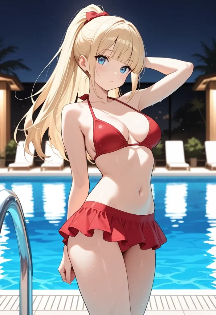 【二次】美少女ビキニ30選_その3【AI美少女】_08-701x1024