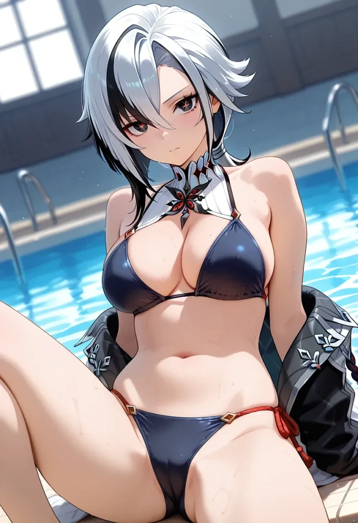 【二次】美少女ビキニ30選_その4【AI美少女】_06-701x1024